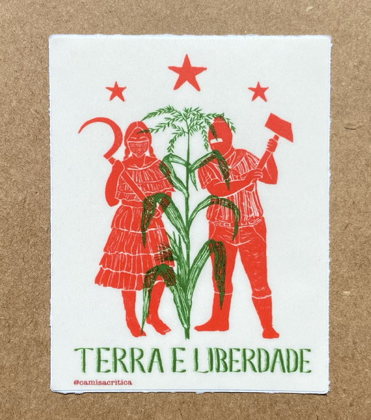 Adesivo Terra e Liberdade