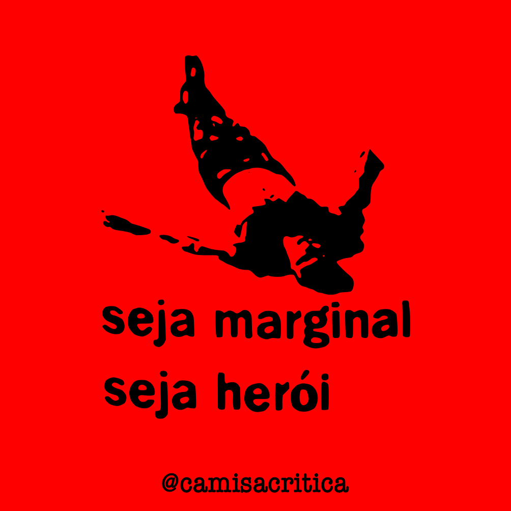 Camiseta Regata Seja marginal, seja herói